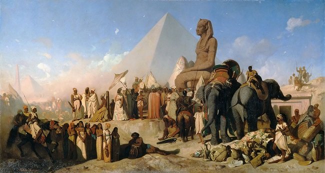لقاء بين قمبيز الثاني وبسماتيك الثالث وبدايات نهايات العصر الفرعوني