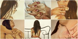 صور: فنانة إيطالية تجسد الحب والعلاقة الجنسية في لوحات